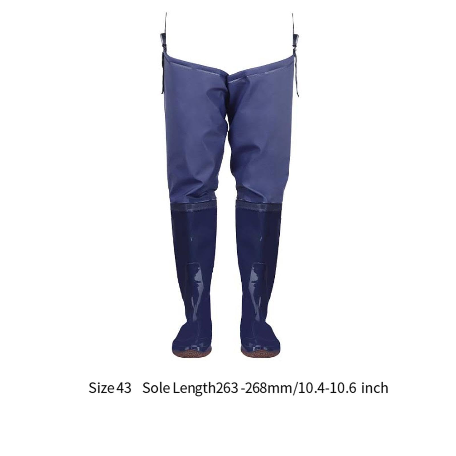 F Fityle Botas de Pesca para Hombre, Botas de Río, Caza, Bota para jardinería, Suela Antideslizante, Botas a la Cadera, Pesca