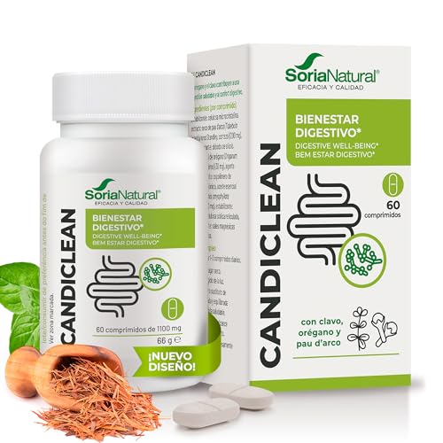 Soria Natural Candiclean - Ayuda a Combatir y Prevenir Cándidas - Fórmula Natural y Potente -...