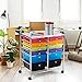 Giantex 12 Drawer Rolling Storage Cart Tools Scrapbook Paper Office School Organizer (Multicolor)