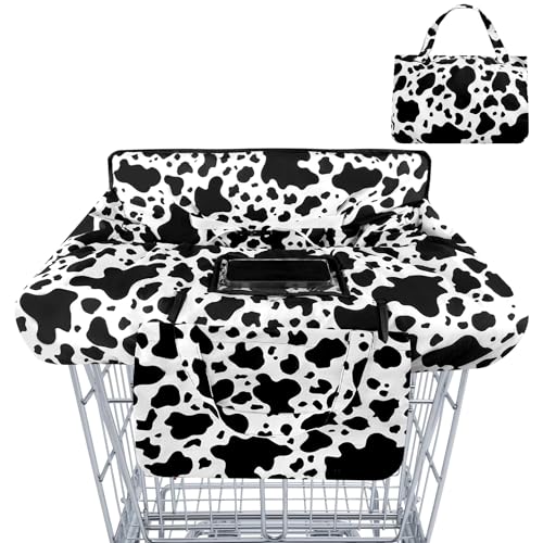 Shopping Cart Cover for Baby 2-in-1 High Chair Cover with Safety Harness