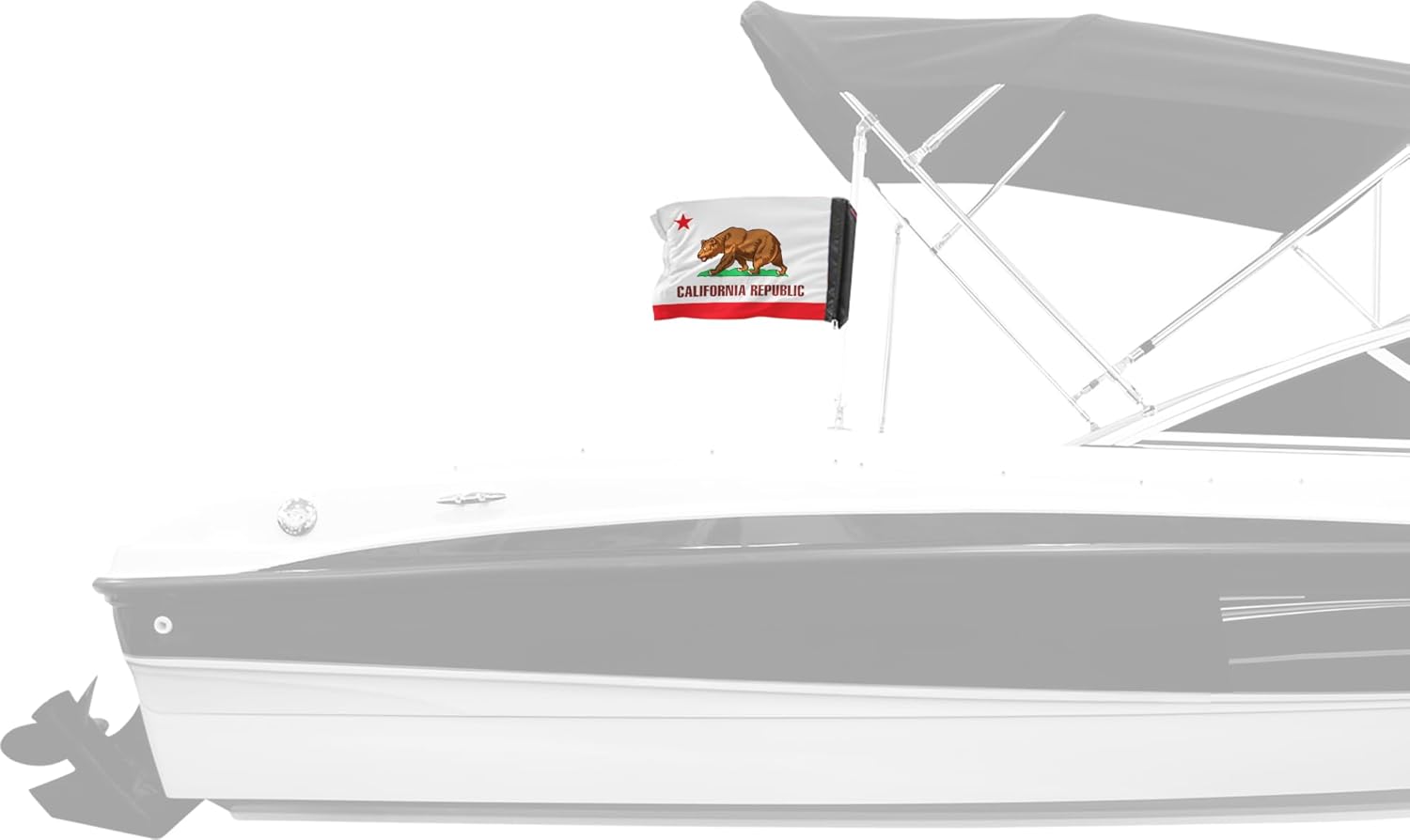 Forever Wave (Don't Tread on Texas) Flag 12x18 – Easy Change Double-Sided Outdoor Polyester Flags for Jeep Wrangler - Exterior Accessories - Zippered Replacement Flag + Jeep Wrangler Small Rollbar Sleeve, Made in USA