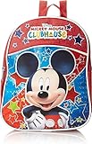 Fast Forward Little Boys' Mickey Mouse Mini Backpack, Blue/Red, One Size