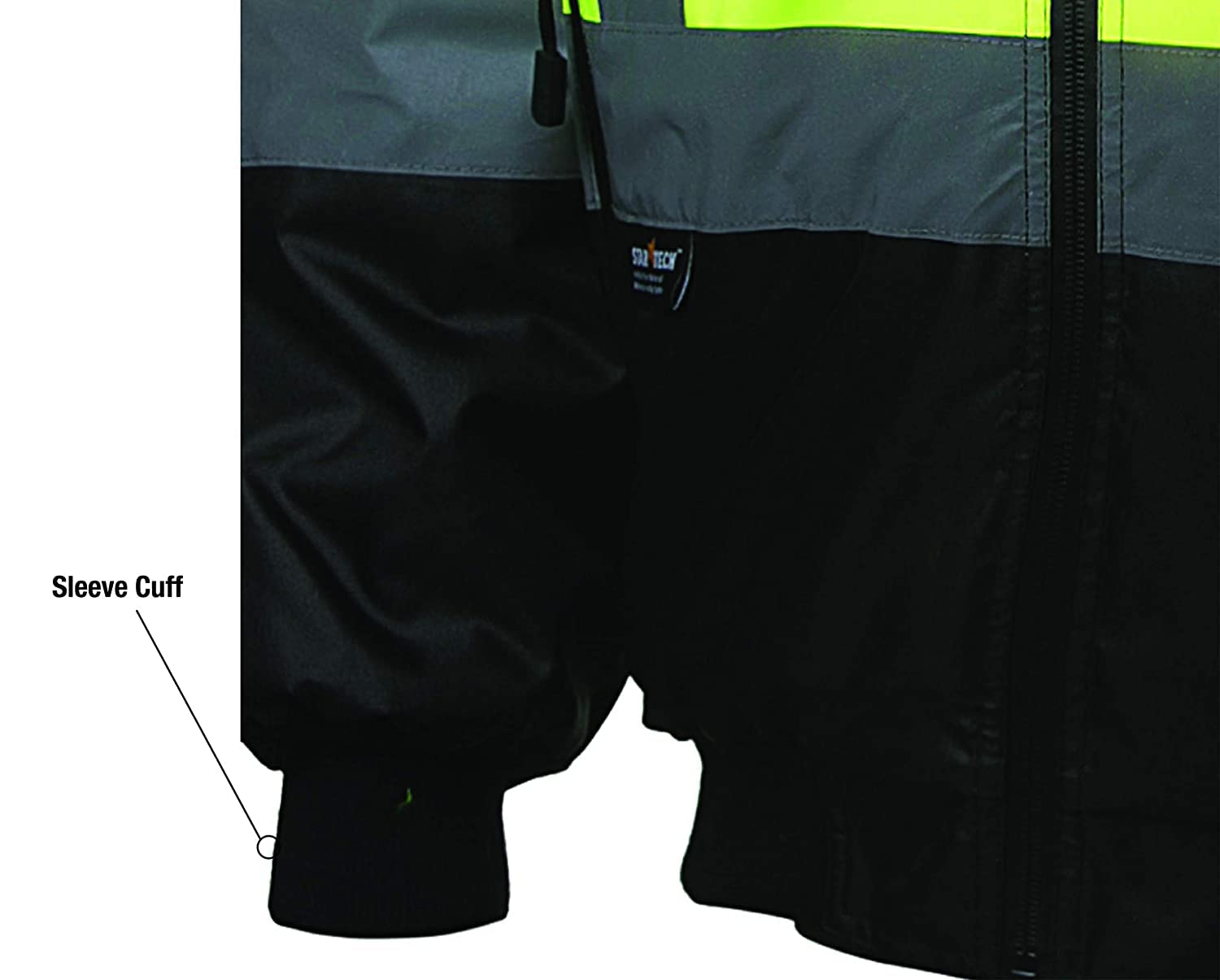 Pioneer High Visibility, Waterproof, 300D Nano Tech Heated Safety Bomber Jacket with Detachable Hood, Reflective Tape, Yellow, V1210160U-2XL: Industrial & Scientific