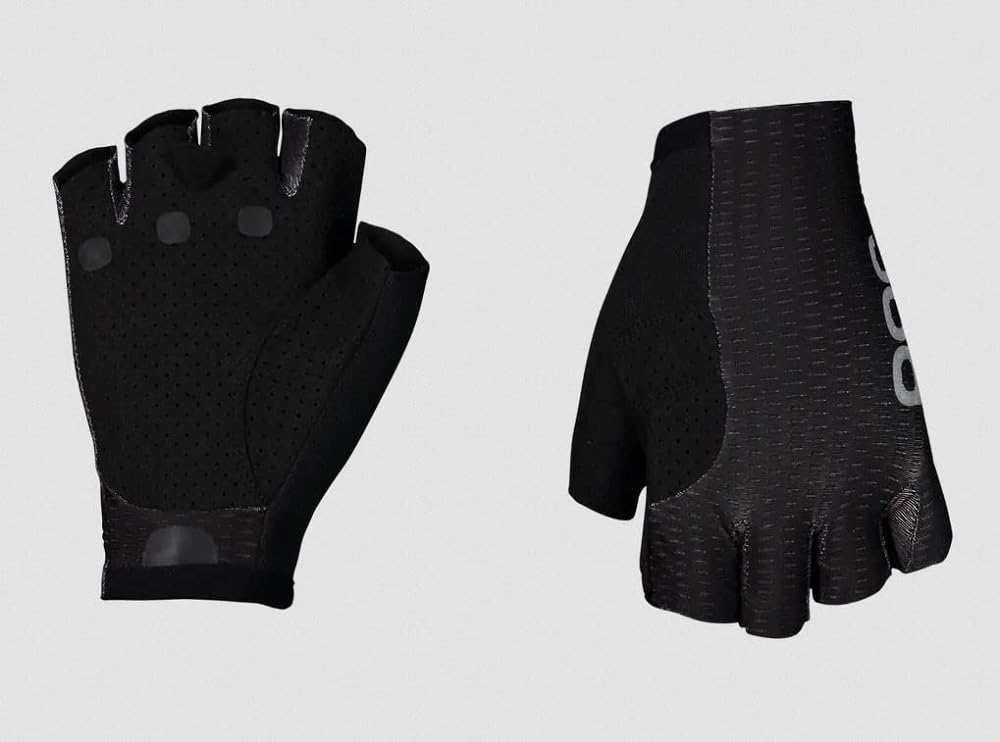 Poc Sports Unisex Black Poc Agile Short Cycling Gloves In Uranium