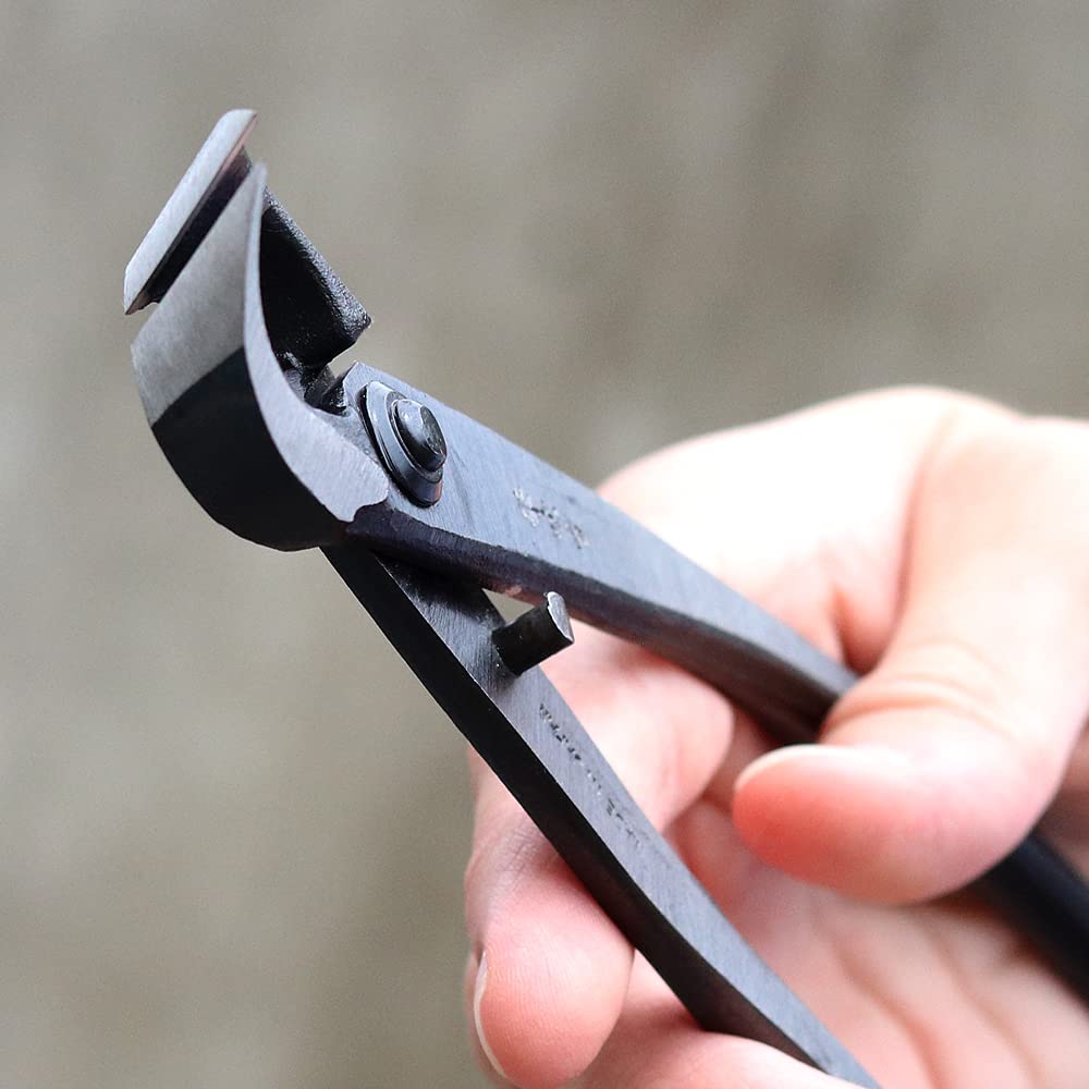 Wazakura Kit Outils Essentiels pour Bonsaï et Jardinage Japonais Fabriqué au Japon, Ciseaux à Bonsaï Ashinaga 200mm avec Coupe Branches Concave 200mm, Débutants et Confirmés