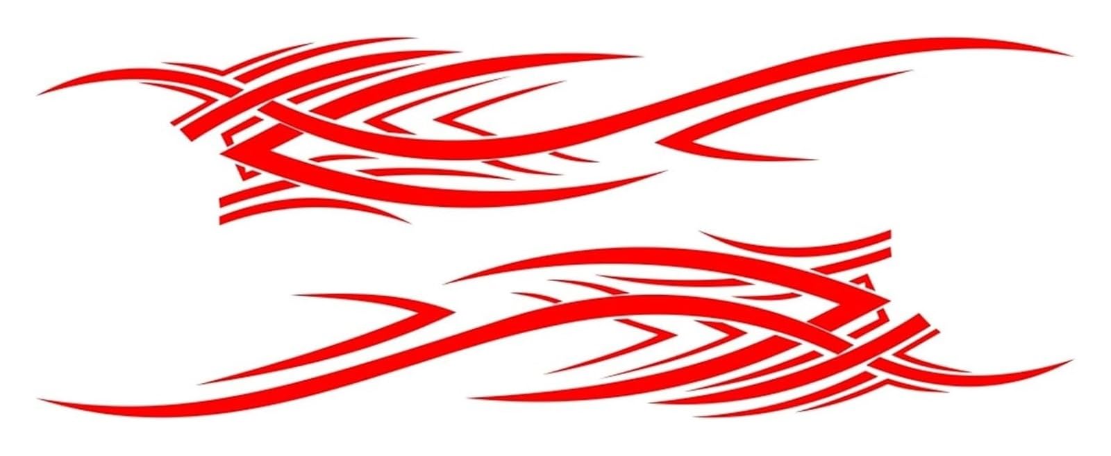 2Pcs Auto Side Body Vinyl Stickers, Universal Vehicle Styling Exterior Modification Accessories