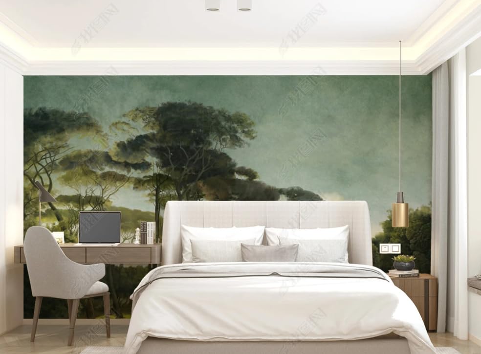 Papier peint intissé pose facile pour masquer imperfections mur - 2