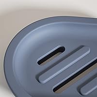 Vista 4 de Molde de silicona para jabonera de hormigón con drenaje, soporte de jabón de cemento para ducha/baño, herramientas de fabricación de bandejas