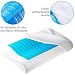 MovilCom® Almohada Cervical ortopédica terapéutica viscoelastica con Gel disipador de Calor, Espuma...