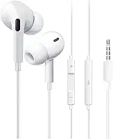 Fones de Ouvido Com Fio Com Cancelamento de Ruído - Compatíveis Com Apple e Samsung