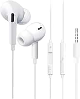 Fones de Ouvido Com Fio Com Cancelamento de Ruído - Compatíveis Com Apple e Samsung