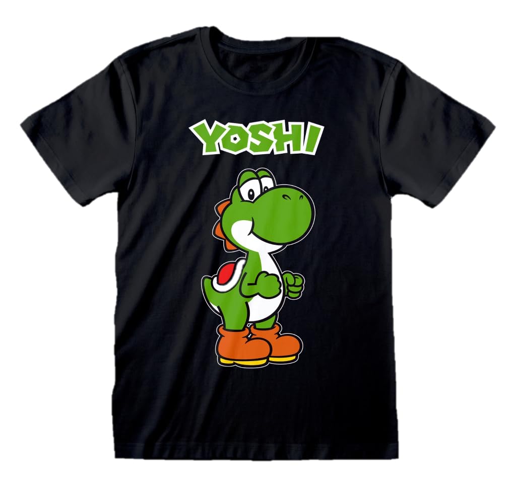 Heroes Inc.Nintendo Yoshi T-Shirt Medium Black