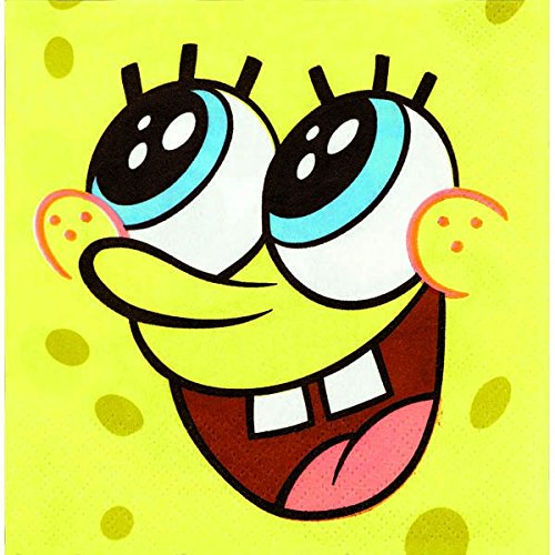 Nickelodeon Beverage Napkins Spongebob Collection Party Accessory