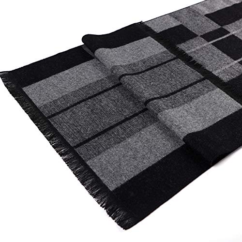 Cashmere Feel Scarf for Winter, Luxurious Unique Design Selection Scarf for Men & Women4