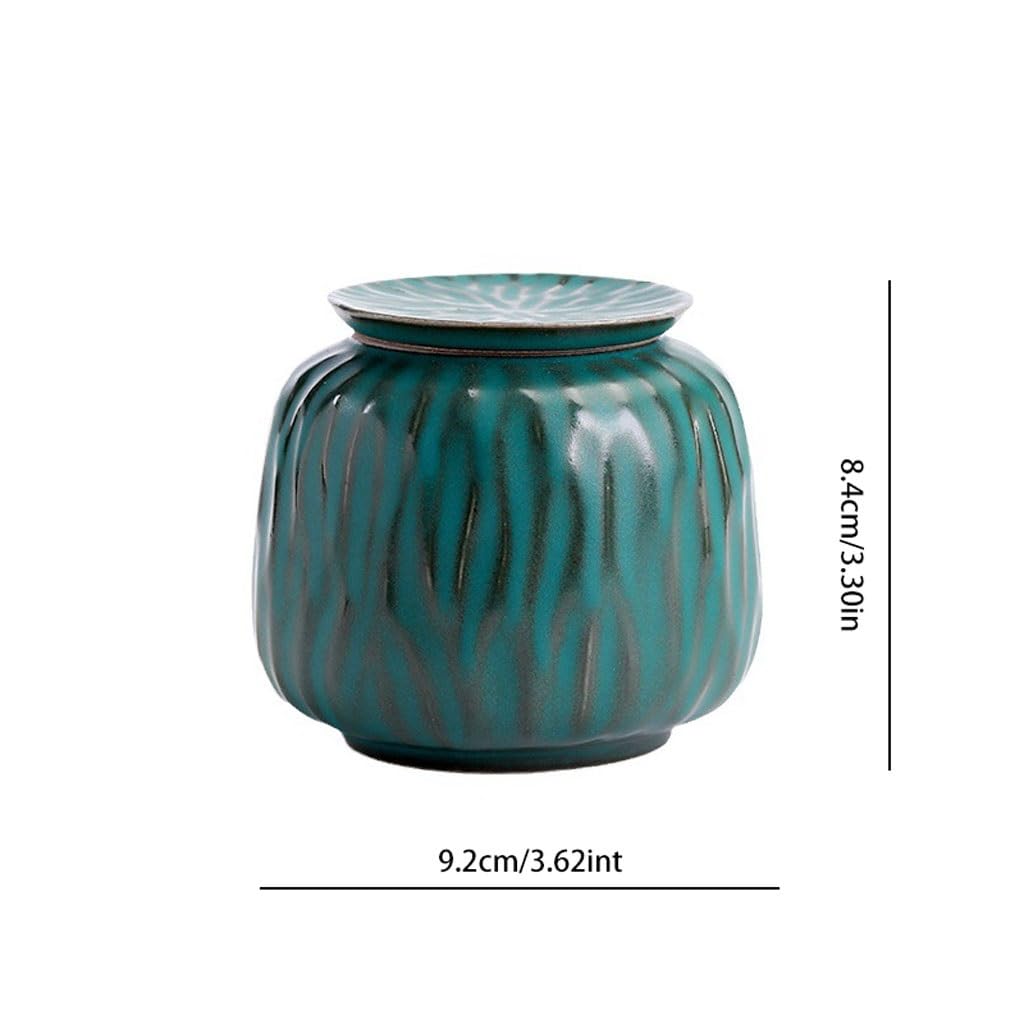 Ceramic Tea Box Retro Ceramic Chiński Styl Herbaty Puszka Do Przechowywania Herbaty Mały Wykwintny Herbata Herbata Tin Przechowywanie Herbaty Can Czarna Herbata Zielona Herbata Herbata Tin