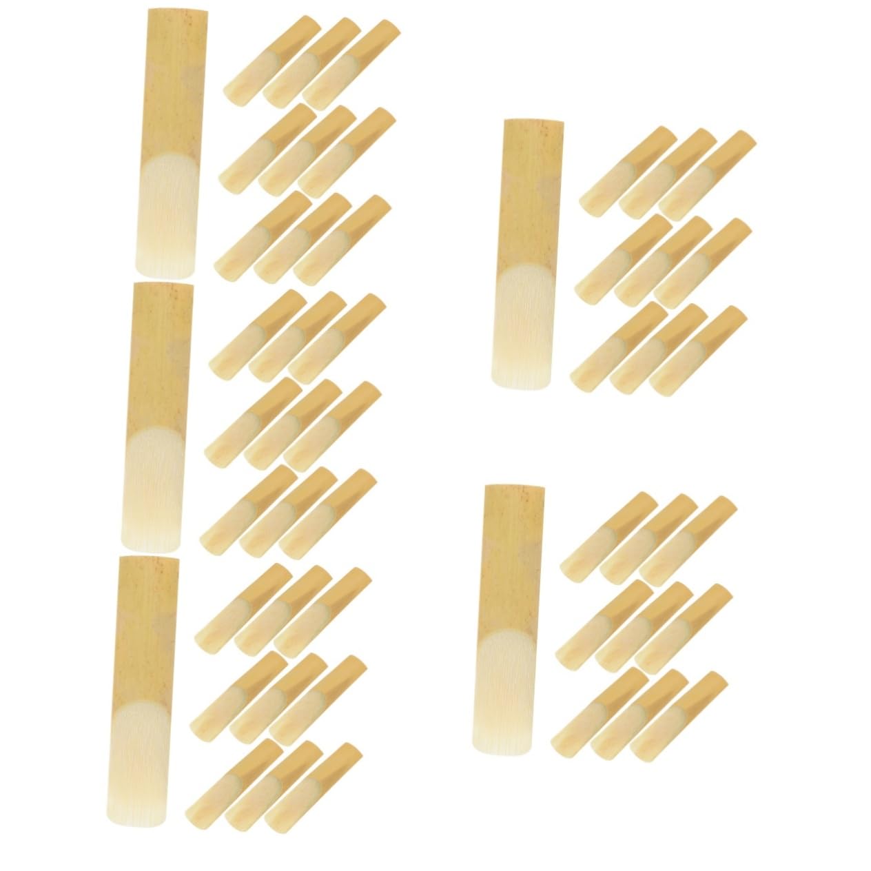 ifundom 100piezas Reeds De Saxofón Tenor Saxofón Reeds Tradicionales Para Saxofonistas Profesionales y Principiantes Reemplazo Fácil y Confiable