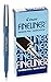 PILOT Fineliner Marker Pens, Fine Point, Blue Ink, 12-Pack (11014)