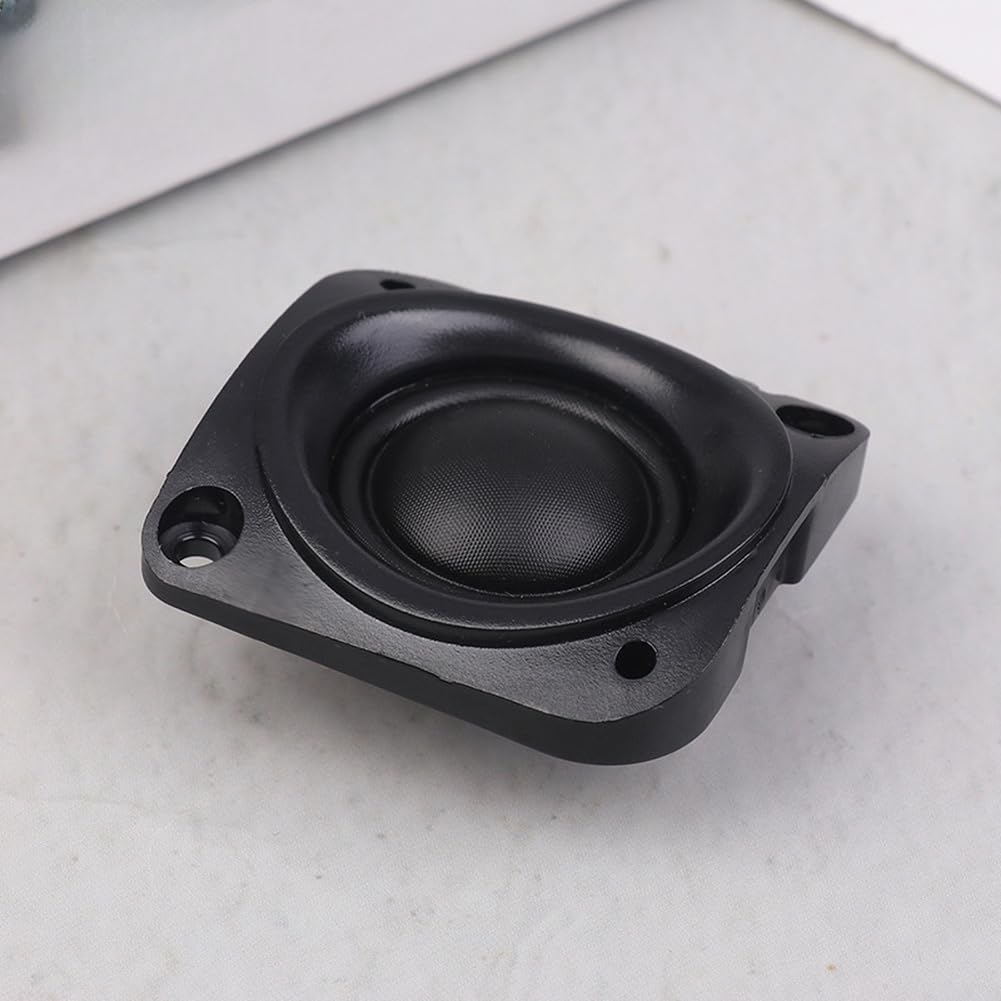 Haut-parleur aigu avec calotte en soie magnétique pour JBL Charge 5 DIY réparation pièce de rechange Son clair Design compact Boîtier en métal robuste Noir Env. 4,5 x 4,2 cm