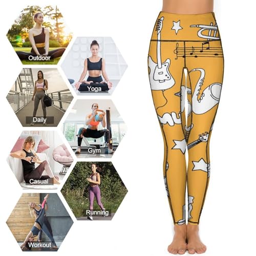 Legging sport femmes taille haute pantalon yoga fitness gym jogging taille S - 5