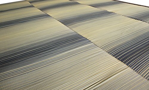 さるるの部屋 い草ふっくらカーペット／グラデーション柄「霧摩周」／ブルー／江戸間２畳／ウレタン入 [2]