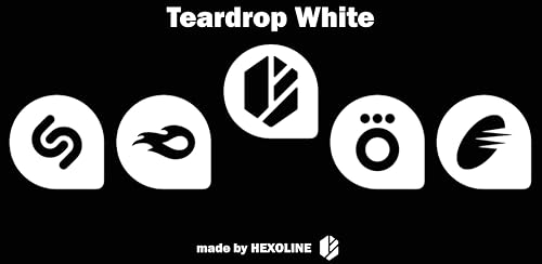 Teardrop White - Icon Pack