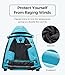 Wantdo Women's Waterproof Mountain Jacket Fleece Windproof Ski Jacket US M Blue Medium