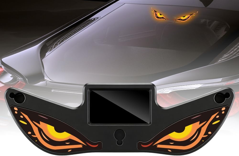 Solar Demon Eye LED Car Window Light Animate Devil Eye Light for Windshield