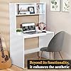 ABOUT SPACE Study Table with Hutch - Computer Table with Storage for PC ...