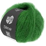 Pour des projets qui brillent à la lumière : la composition unique de Silkhair fait briller et briller vos créations à la lumière. La combinaison de mohair et de soie crée un fil qui est non seulement magnifique, mais aussi un éclat subtil et noble qui fait de vos tricots ou crochets un véritable accroche-regard.