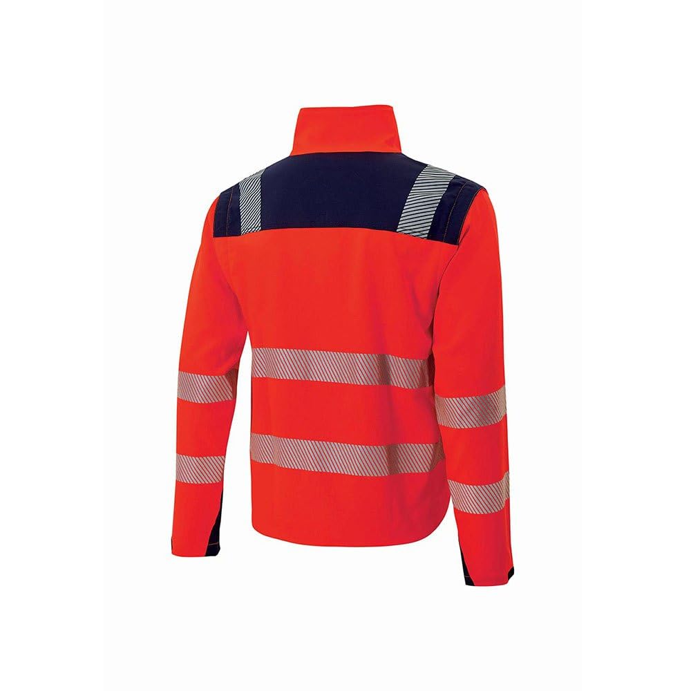 U-POWER | Giacca da Lavoro BEA, Maniche Stretch, Trasformabile in Gilet, Tasche Multifunzionali, Bande Catarifrangenti per Alta Visibilità, 52% Poliestere 44% Cotone 4% Spandex