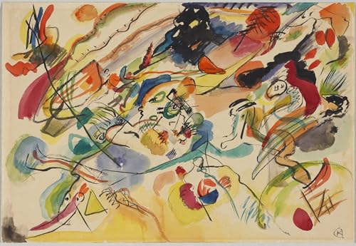 Tableau Kandinsky Composition VII impression sur toile decorative 60x90cm