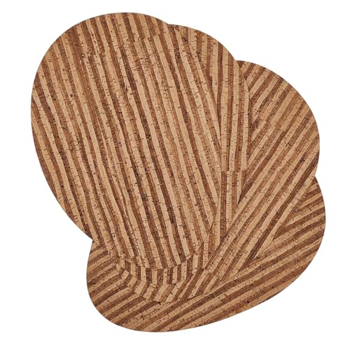 Set de table liège antibactérien et isolant Aosta lot de 4