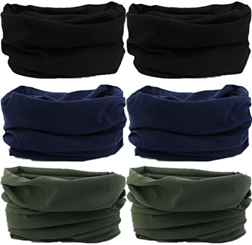 Headwear,Head Wrap, Neck Gaiter, Heaaband, Fishing Mask, Magic Scarf, Tube Mask, Face Bandana Mask, Neck Balaclava and Sport Scarf 12 in 1 Headband Sweatband for Fishing, Hiking, Running, Motorcycling