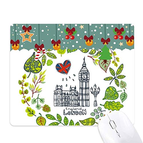 Tapis de souris Big Ben London en caoutchouc antidérapant pour bureau