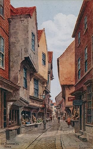 Toile nordique de haute qualité 60x90cm La pagaille d'York par Alfred Robert Quinton