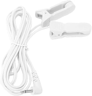 2.5mm Portable Ear Clip Electrode Wire Connecting Cable Accessory, Simulate Acupuncture and Massage for Digital TENS Massage Machine Digital Machines