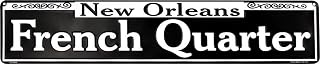 24" x 5" French Quarter, New Orleans - Metal Sign, Made in USA
