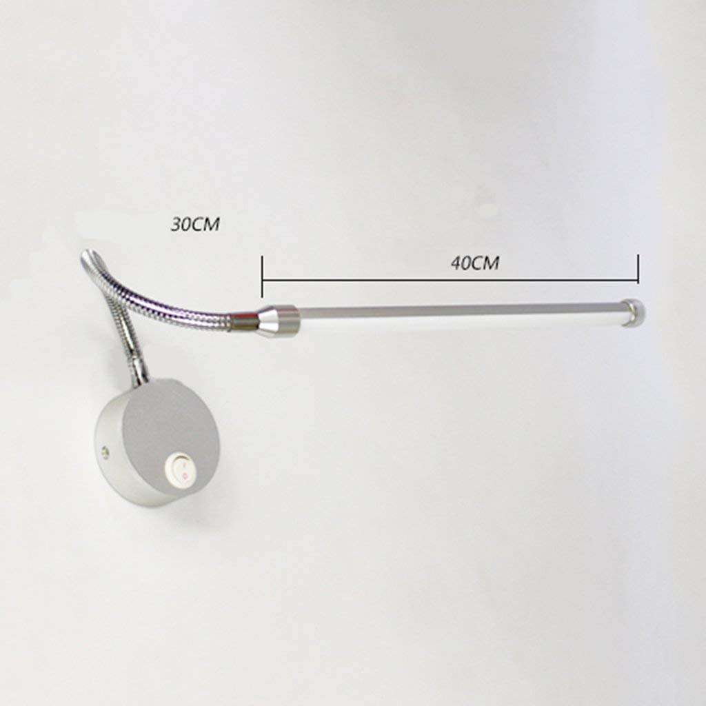 XANAYXWJ Lampada da Parete Lampada da Parete a Tubo Flessibile a LED Lampada da Parete a Striscia Lampada da Lettura Regolabile Lampada da Parete per Soggiorno Camera da Letto Lampada da Parete per