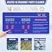Heated Ultrasonic Parts Cleaner 3L Industrial Ultrasonic Carburetor Cleaner Machine with Digital Timer, Ultrasonic Parts Cleaner Automotive for Coin Dental Watch Cleaning, 110V