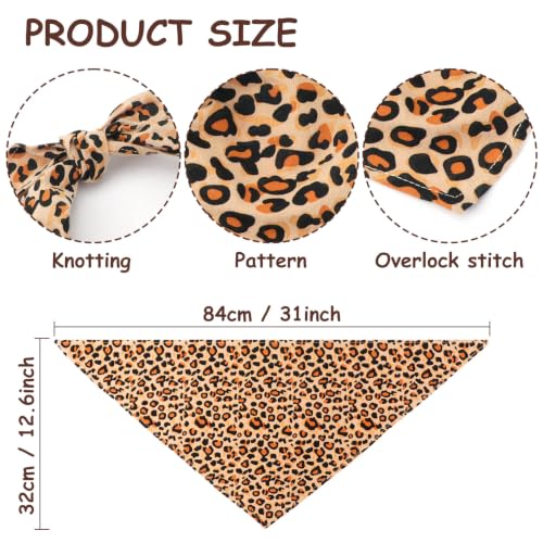 Image of DRESHOW Floral Crochet Hair Bandana Tie Knotted Headscarf Vintage Headband Knitted Head Kerchief for Women Girls