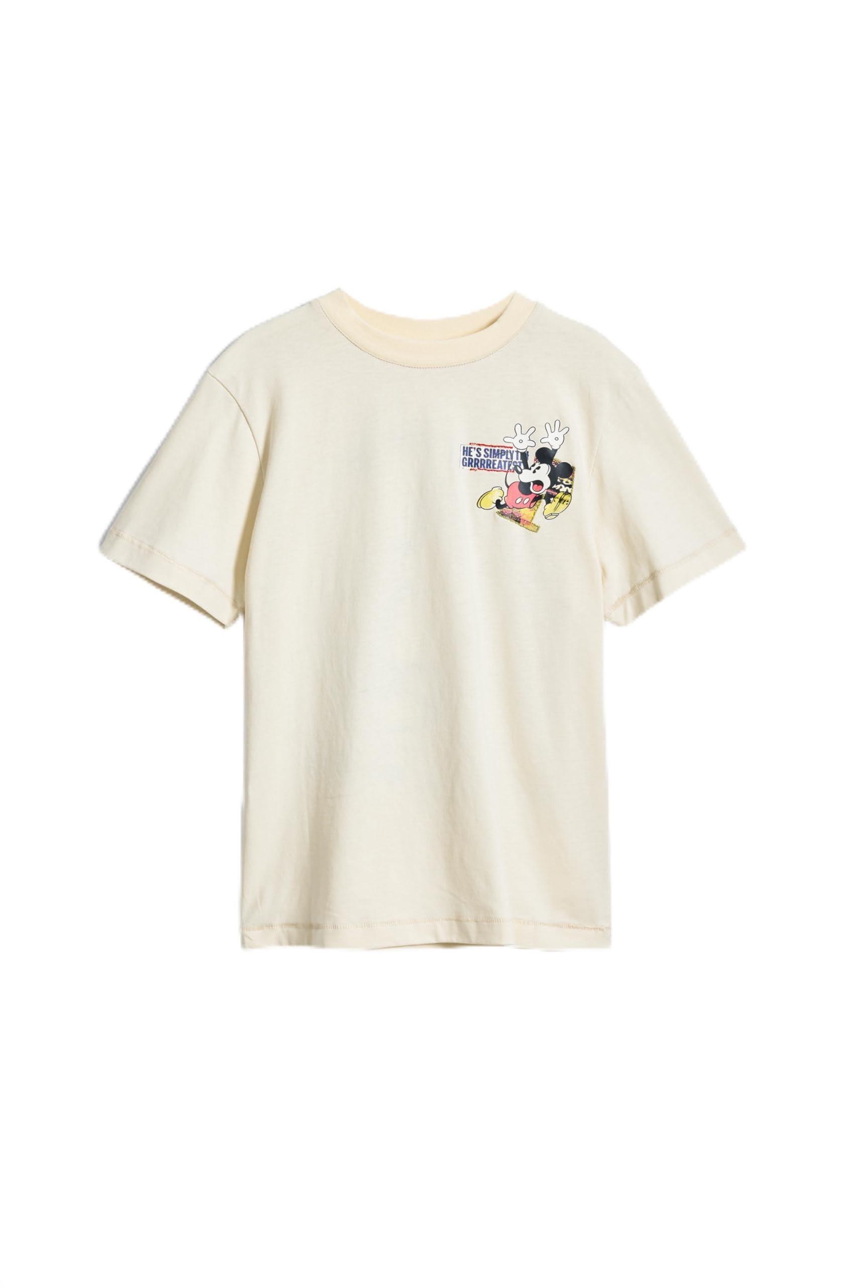 Desigual Jungen Weiß Mickey Mouse™ T-Shirt, Baumwolle, 9/10