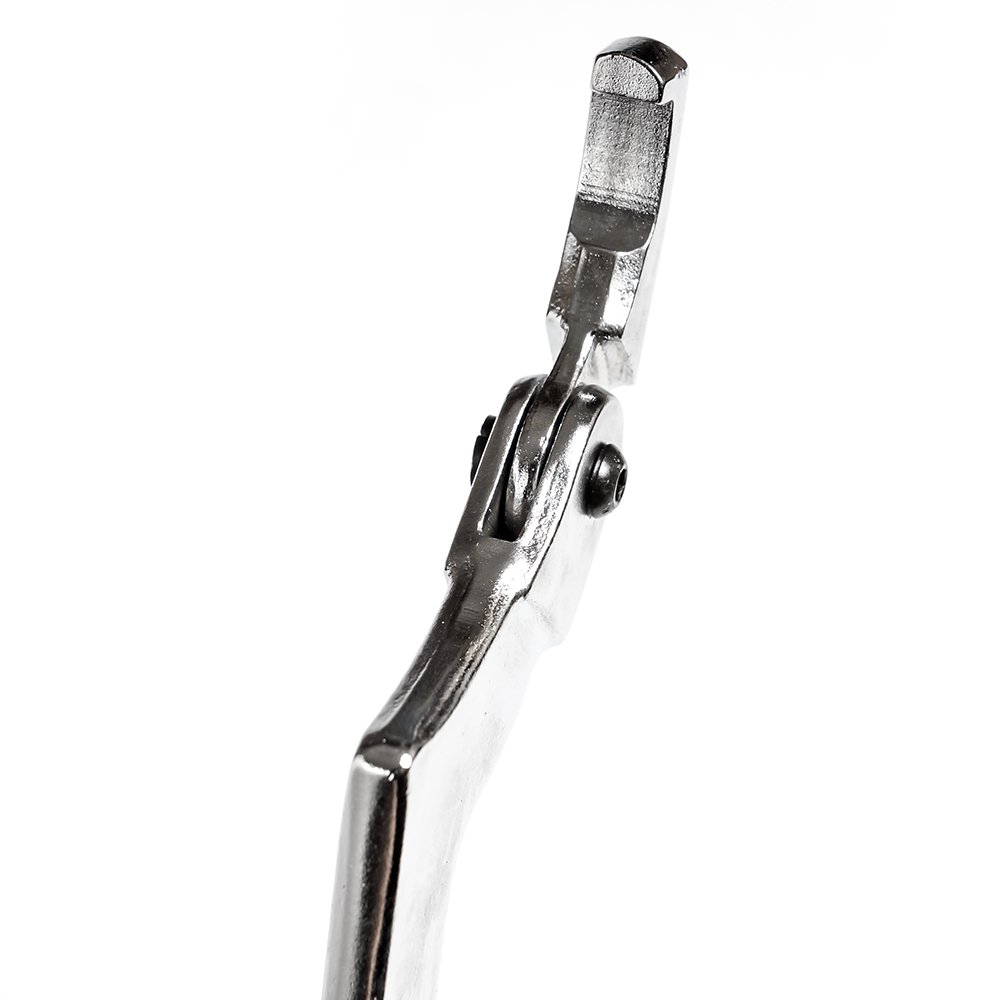 C Key Adjustable Hook Wrench Tool 19-51 mm Promotion Tensioner Tool, Silver - Image 4