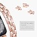 Bling Band Compatible with Apple Watch 38mm Women, Metal Replacement Bands Glitter Diamond Strap Stainless Steel Bangle Replacement Compatible with 38mm 40mm 41mm 42mm Serie SE/11/10/9/8/7/6/5/4/3/2/1