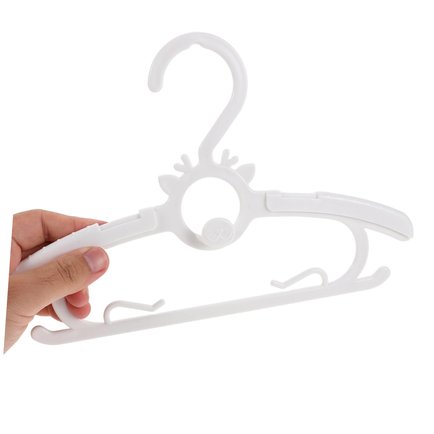 Perchas Infantiles Extensibles Antideslizantes 30 Piezas de Plástico