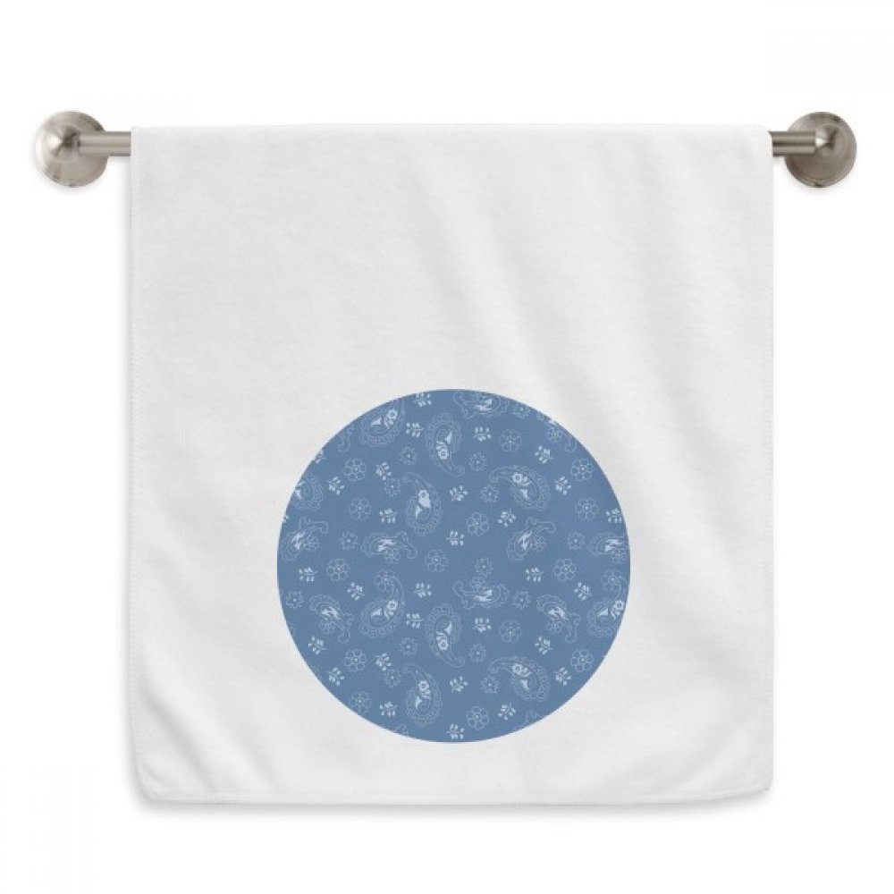 Serviettes débarbouillettes bleu ciel nocturne 13X29 pouces blanc lit