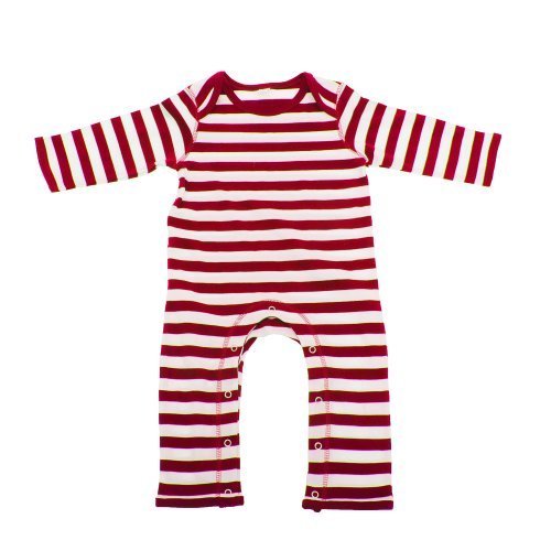 Babybugz Baby Stripy Rompaspak / Baby en peuterkleding (12-18) (rood/wit) door BABYBUGZ