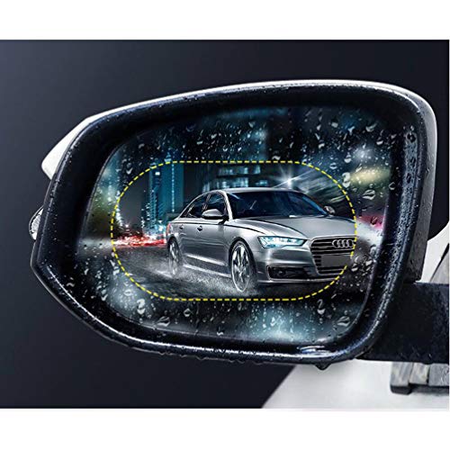 BESPORTBLE Par de filme retrovisor HD transparente à prova d'água antiarranhões universal adesivo p
