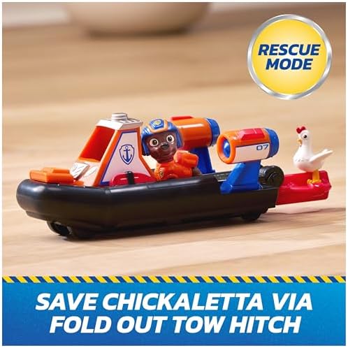 PAW Patrol Search & Rescue Zuma Hovercraft Water Vehicle Toy Set — view 4