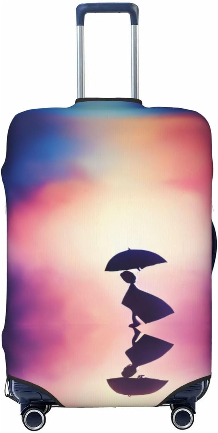 3d Print Design Anime Lovers Luggage Cover For Suitcase, Travel Protector Trolley Case Cover, Elastic, Washable Suitcases Protector Fits 18-32 Inch Luggage