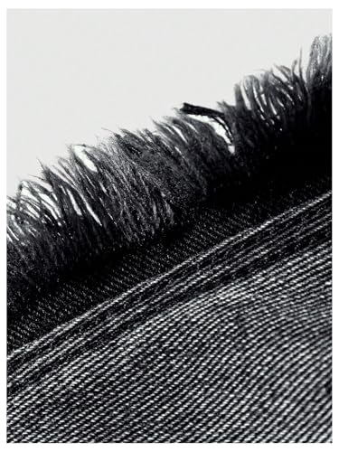 Floerns Women's Grunge Sleeveless Hater Backless Hip Hop Fringe Trim Vest Denim Tops4